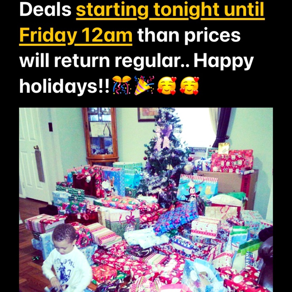 I need to make space in my house!! My sons birthday is on Christmas Day